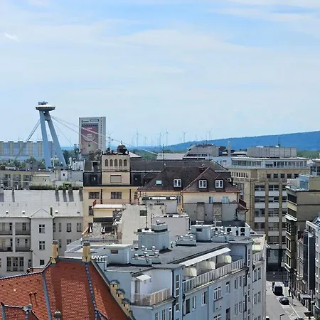 Apartment Panorama View Design In Old Town - Free Parking Bratislava